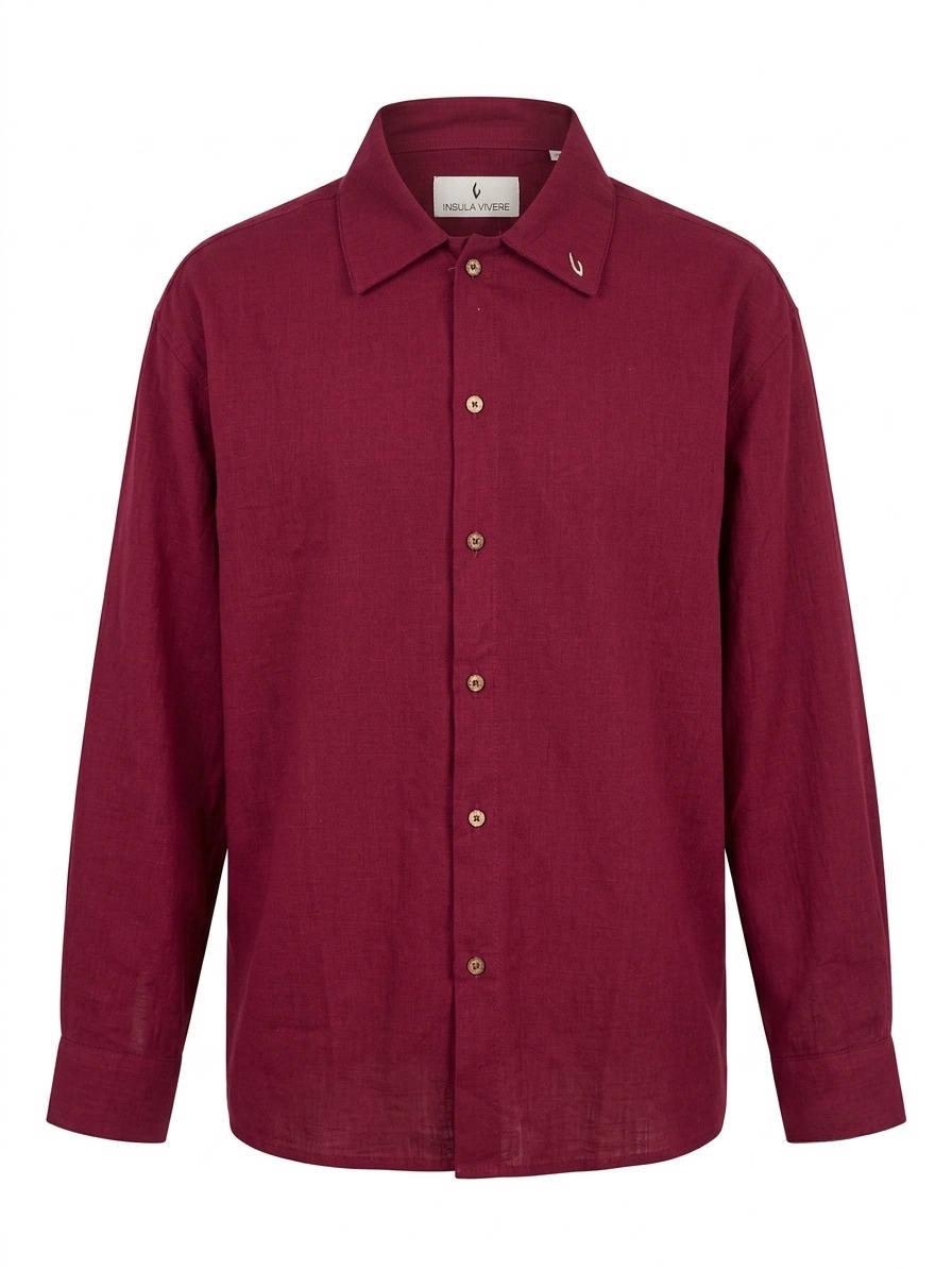 Ante Gömlek Bordo