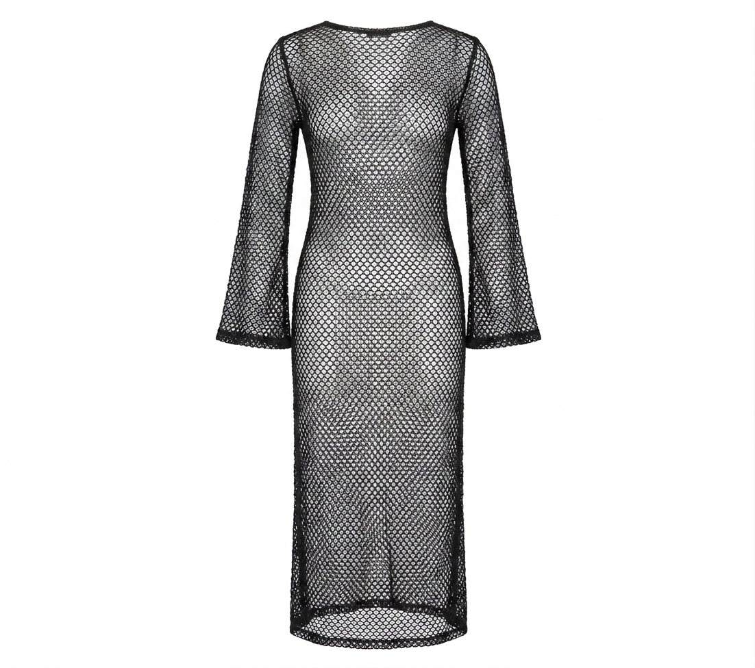 PERLE DRESS BLACK