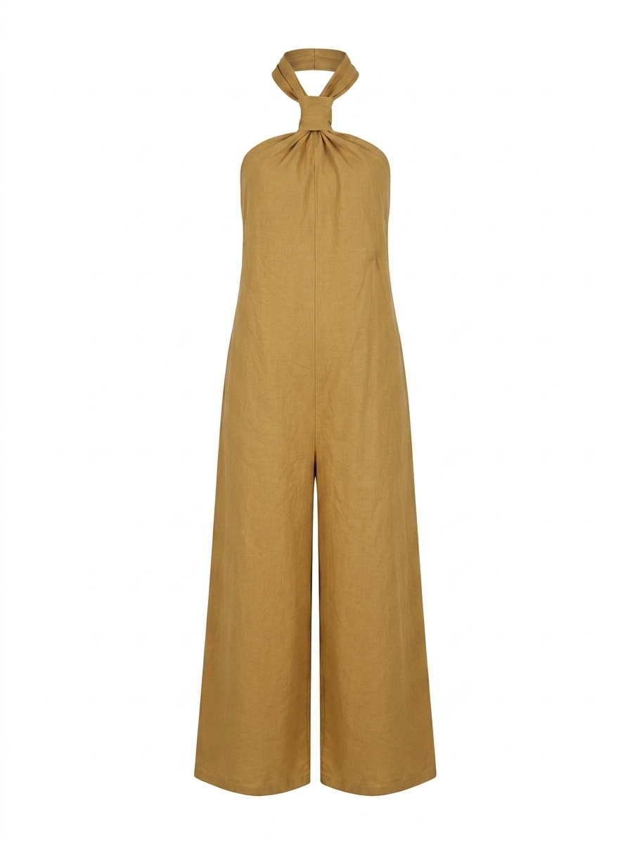NACRE JUMPSUIT MUSTARD