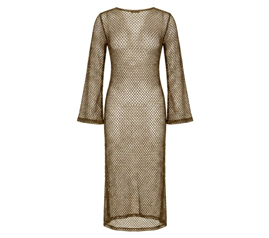 PERLE DRESS GREEN