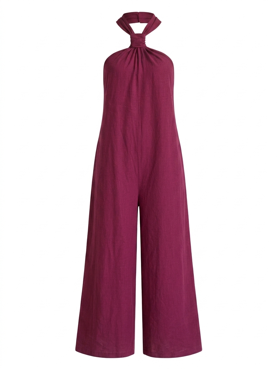 NACRE JUMPSUIT BURGUNDY