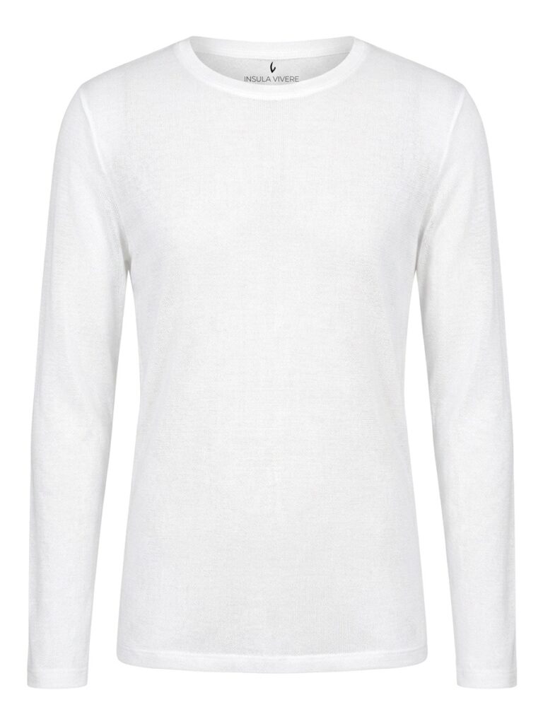 Uzun Kollu Tshirt Beyaz
