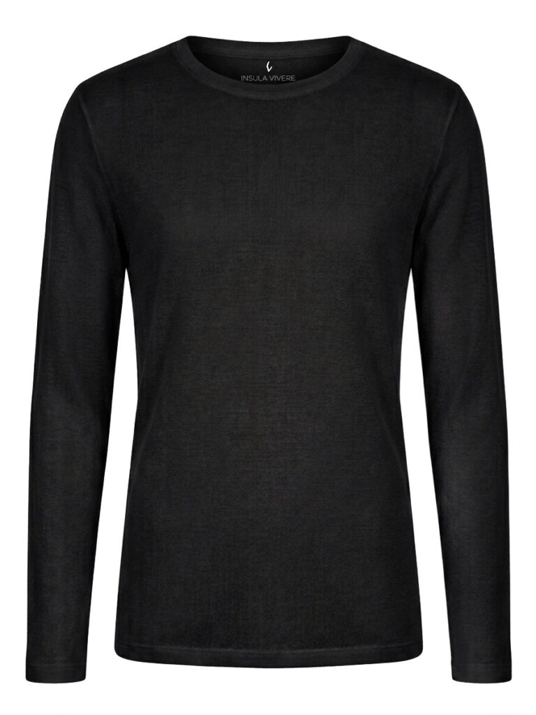 Uzun Kollu Tshirt Siyah